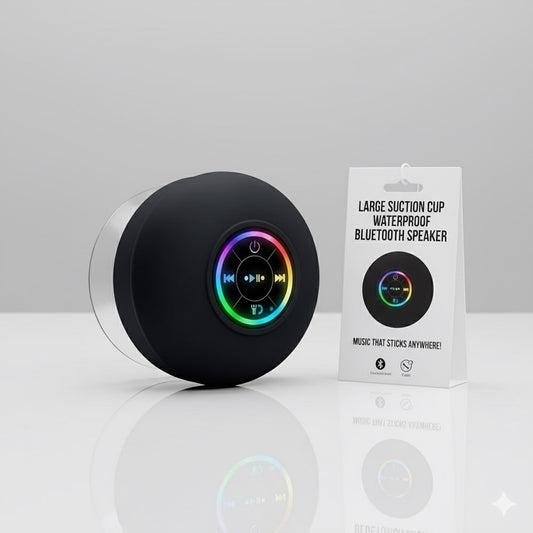 Large Suction Cup Waterproof Bluetooth Speaker